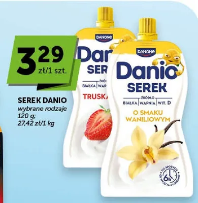 Serek Danio o smaku waniliowym promocja w ABC
