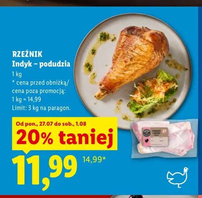 Indyk - podudzia Rzeźnik promocja w Lidl