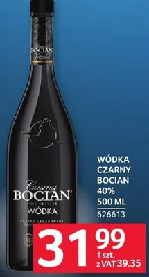 Wódka Czarny Bocian 40% 500 ml promocja w Selgros
