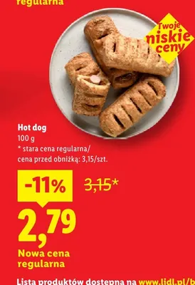 Hot dog promocja w Lidl