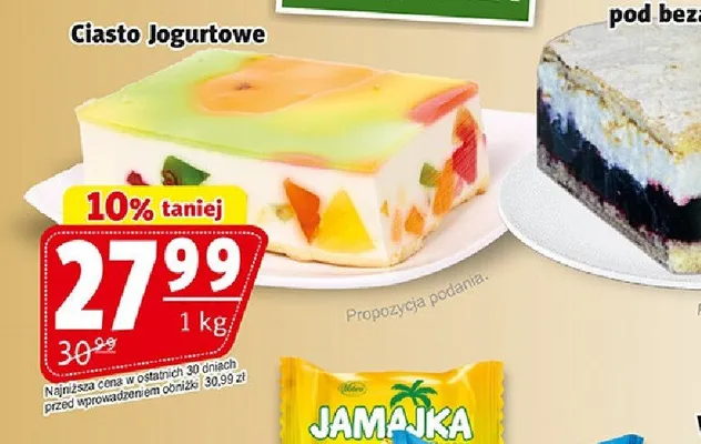 Ciasto Jogurtowe Cukiernia Mazurska promocja w Prim Market