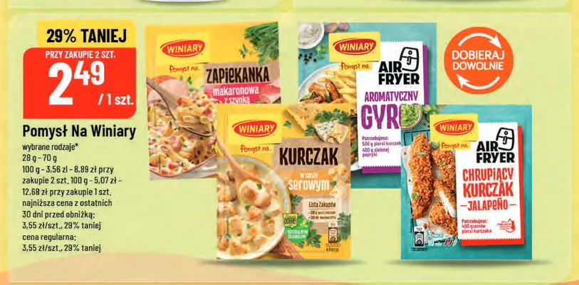 Pomysł na... Air Fryer Aromatyczny gyros Winiary promocja w POLOmarket