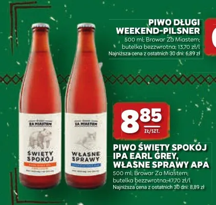 Piwo Za Miastem IPA Earl Grey promocja w Stokrotka