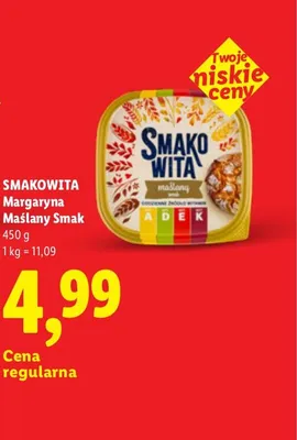 Margaryna Maślany Smak Smakowita promocja w Lidl