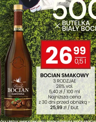Wódka smakowa Biały Bocian Kawówka promocja w Twój Market