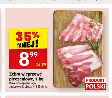 Żebra wieprzowe pieczeniowe promocja w Twój Market