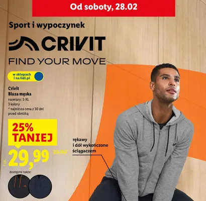 Bluza męska promocja w Lidl