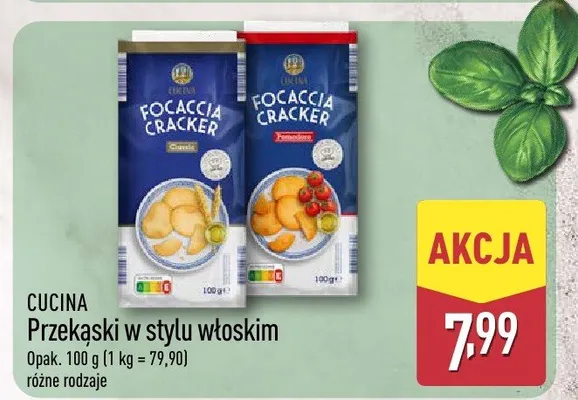 Przekąski w stylu włoskim promocja w Aldi