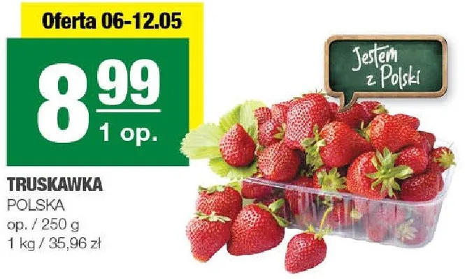 Truskawka polska promocja w SPAR