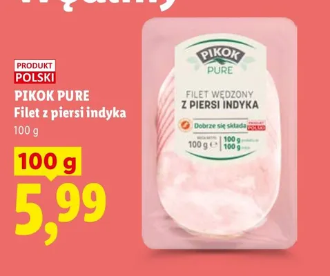 Filet z piersi indyka Pikok Pure promocja w Lidl
