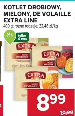 Kotlet drobiowy, mielony, De Volaille Extra Line promocja w Stokrotka