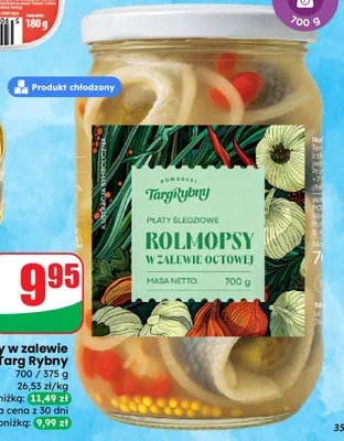 Rolmopsy w zalewie octowej promocja w Dino