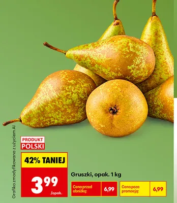 Gruszki promocja w Biedronka