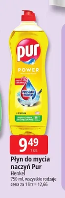 Płyn do mycia naczyń Pur Power Lemon promocja w Leclerc
