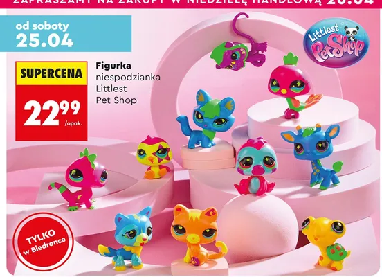 Figurka niespodzianka Littlest Pet Shop promocja w Biedronka