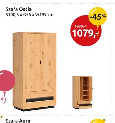 Szafa Ostia promocja w Black Red White