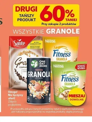 Granola Nestlé Fitness Chocolate & Almonds promocja w Kaufland