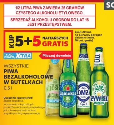 Piwo bezalkoholowe Miłosław promocja w Kaufland