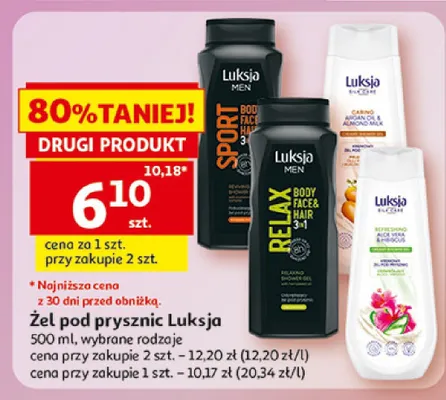 Żel pod prysznic jaśminowa aura promocja w Auchan