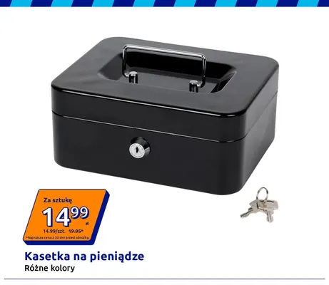 Kasetka na pieniądze promocja w Action