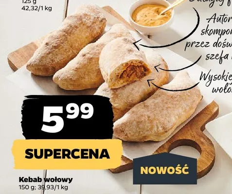 Kebab wołowy promocja w Netto