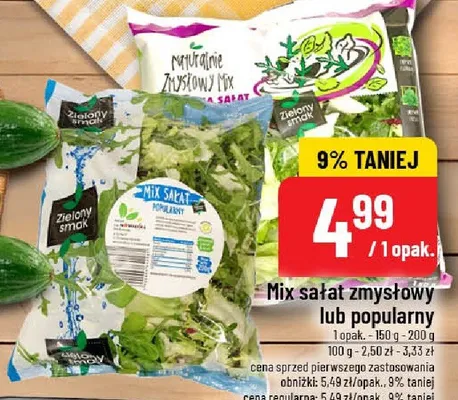 Mix sałat popularny promocja w POLOmarket