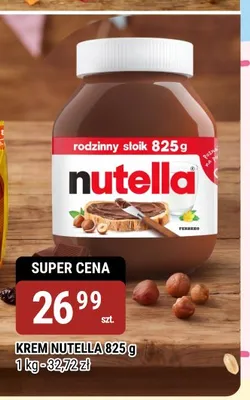 Krem Nutella 825g promocja w bi1