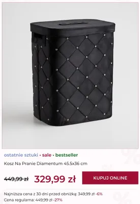 Kosz na pranie home&you Diamentum promocja w home&you