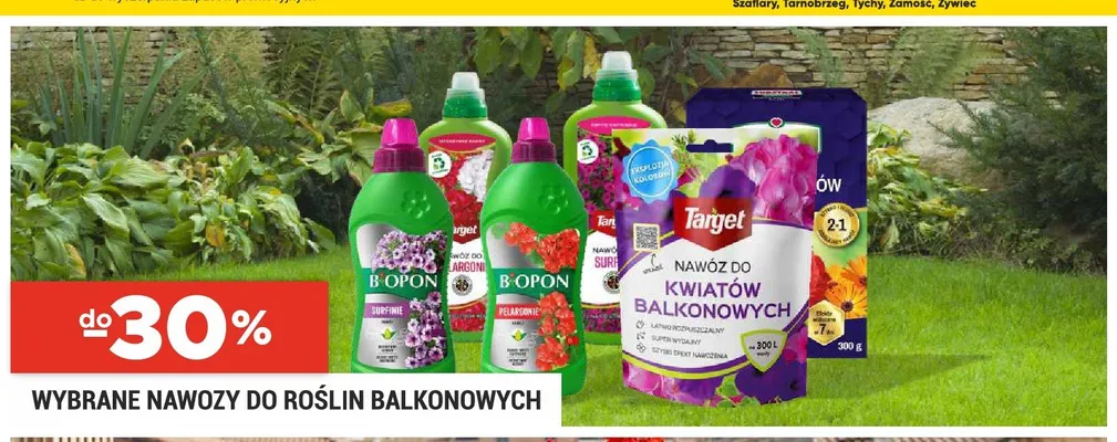 Nawóz do surfinii Target promocja w Merkury Market
