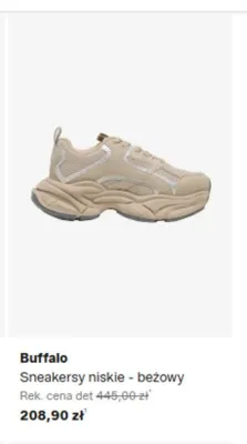 Sneakersy niskie Buffalo beżowy promocja w Lounge by Zalando