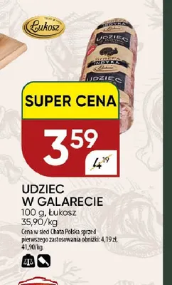Udziec w galarecie Łukosz promocja w Chata Polska