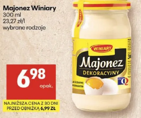 Majonez dekoracyjny wybrane rodzaje promocja w Delikatesy Centrum