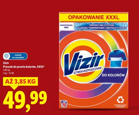 Proszek do prania kolorów XXXL promocja w Lidl