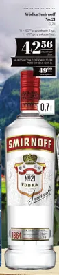 Wódka Smirnoff No.21 promocja w POLOmarket