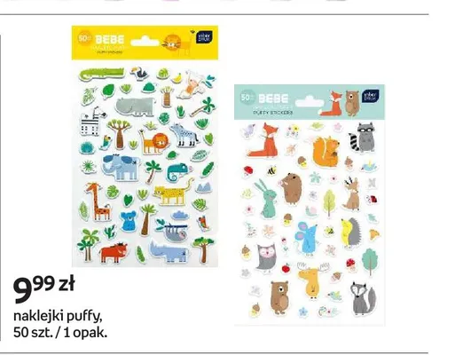 Naklejki puffy Bebe promocja w Empik
