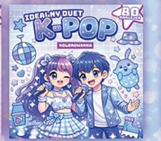 Książka K-POP Idealny duet kolorowanka promocja w Biedronka