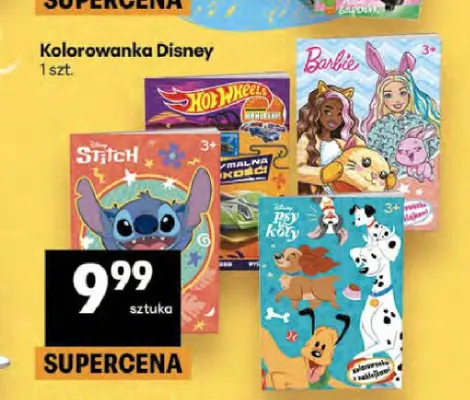 Kolorowanka Disney promocja w Delikatesy Centrum