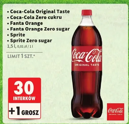 Napój Coca-Cola Original Taste promocja w Intermarche