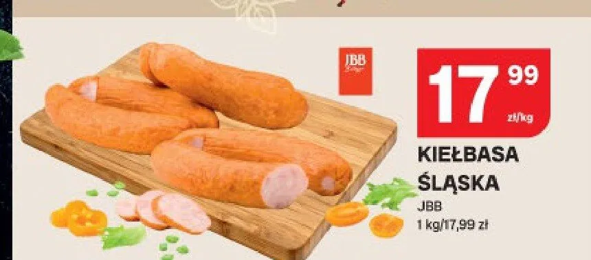 Kiełbasa śląska JBB promocja w Chorten