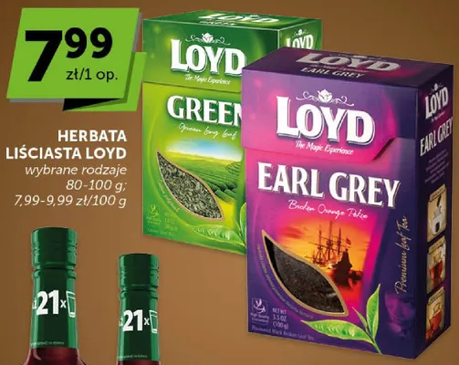 Herbata liściasta LOYD Green promocja w ABC