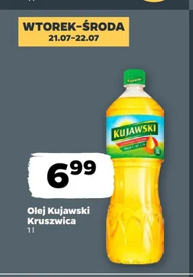 Olej Kujawski Kruszwica promocja w Netto