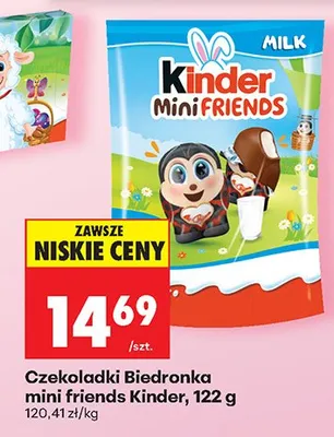 Czekoladki mini friends promocja w Biedronka