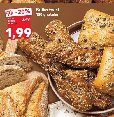 Bułka twist promocja w Kaufland