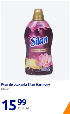 Płyn do płukania Silan Harmony 60 prań promocja w Action