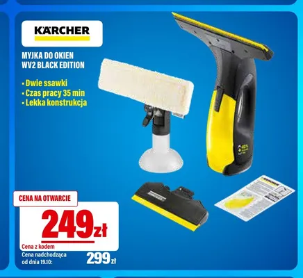 Myjka do okien WV2 Black Edition Kärcher promocja w RTV EURO AGD
