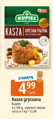 Kasza gryczana Kupiec promocja w Leclerc