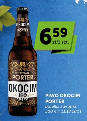 Piwo Okocim Porter promocja w Groszek