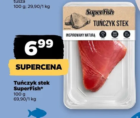 Tuńczyk stek SuperFish promocja w Netto