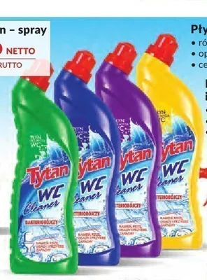 Płyn do WC Tytan Bakteriobójczy promocja w Makro