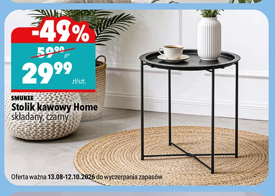 Stolik kawowy Home Smukee promocja w Biedronka